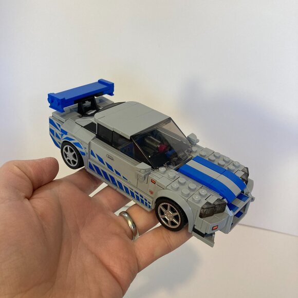 LEGO Speed Champions 2 Fast 2 Furious Nissan Skyline Gt-R R34 76917 Complete Toy - Picture 9 of 13